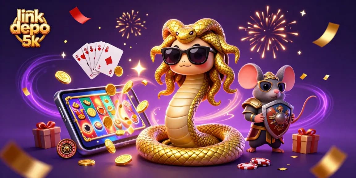 Play exciting slot games with link depo 5k featuring engaging characters and dynamic casino elements.