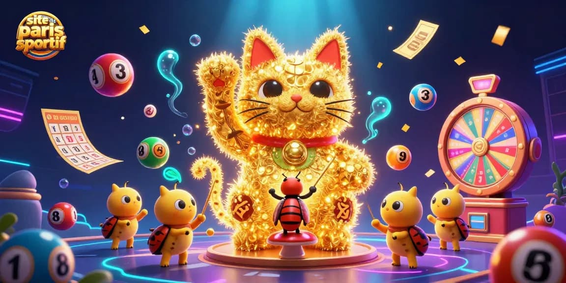 Pariez sur le site de paris sportif avec une illustration captivante de jeux de casino.