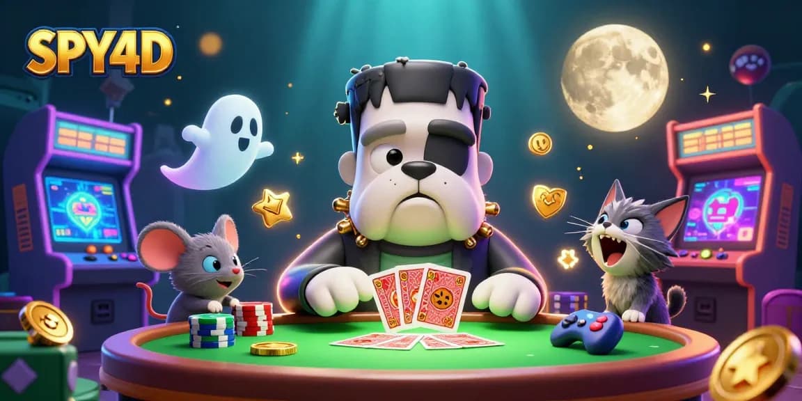 SPY4D menghadirkan pengalaman tak terlupakan dengan permainan kartu di meja hantu yang penuh warna.