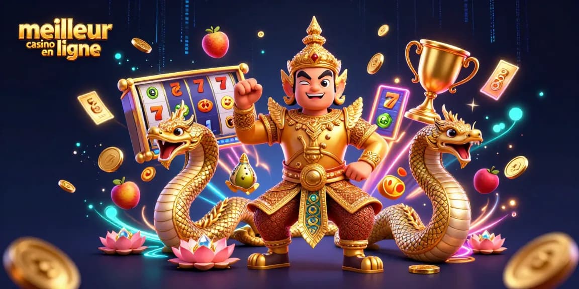 Jouez au meilleur casino en ligne avec des gardiens de temple thaïlandais et des jackpots scintillants