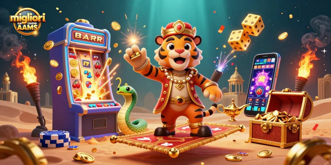 Scopri i migliori casino non AAMS con un'illustrazione drammatica di personaggi e elementi chiave del gioco d'azzardo.