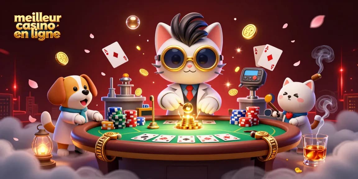 Attrapez vos gains avec le meilleur casino en ligne dans cette scène de jeu dynamique et colorée.