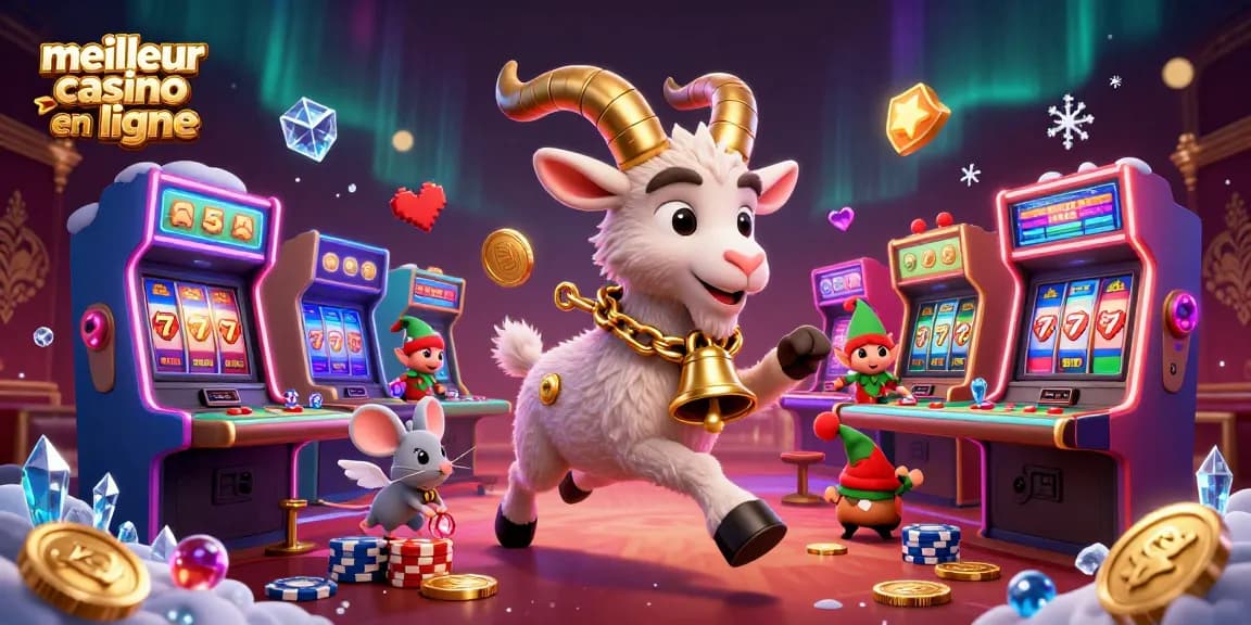 Vivez l'excitation du meilleur casino en ligne avec des personnages festifs et des jeux variés.