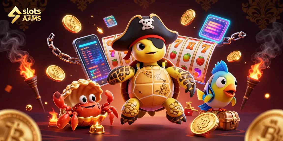 Fai girare i rulli dei slots non AAMS con personaggi entusiasmanti e tesori vibranti in una scena di casinò dinamica.