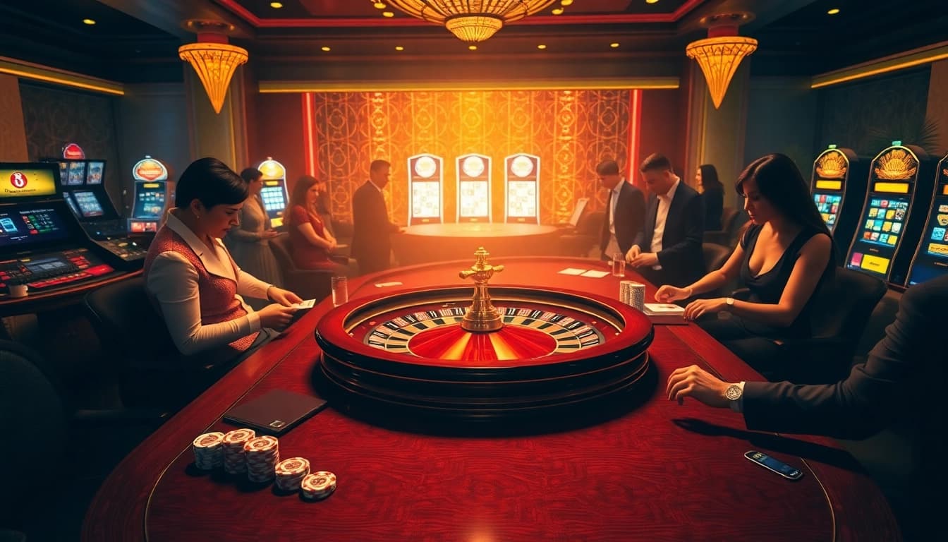 Découvrez l'excitation du casino en ligne France avec une roulette dynamique, du poker et des machines à sous.