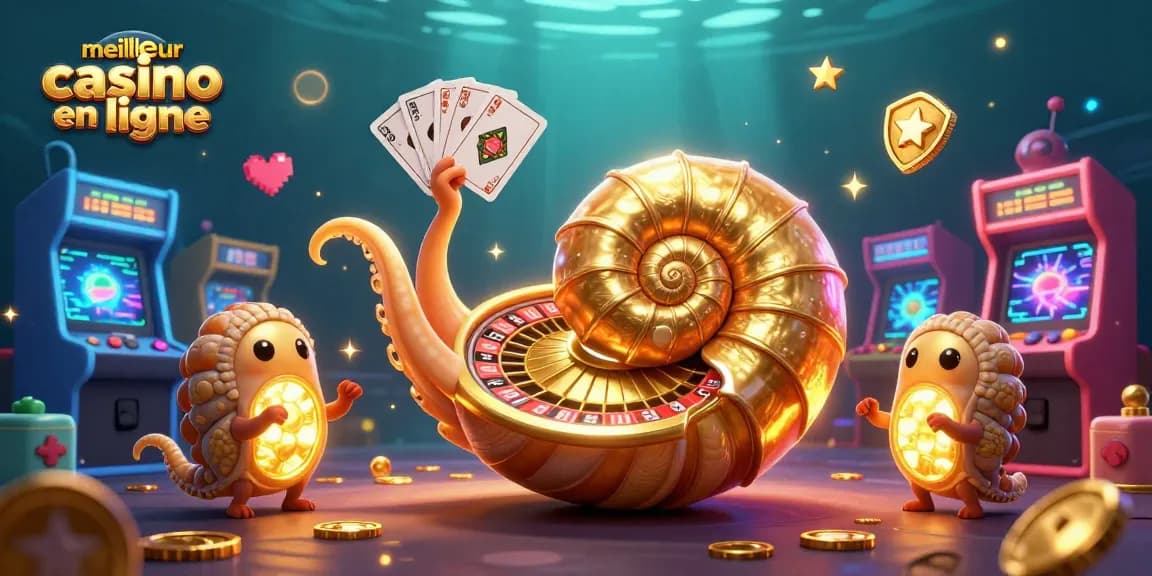 Vivez l'expérience captivante du meilleur casino en ligne avec l'escargot géant et ses jeux étincelants.