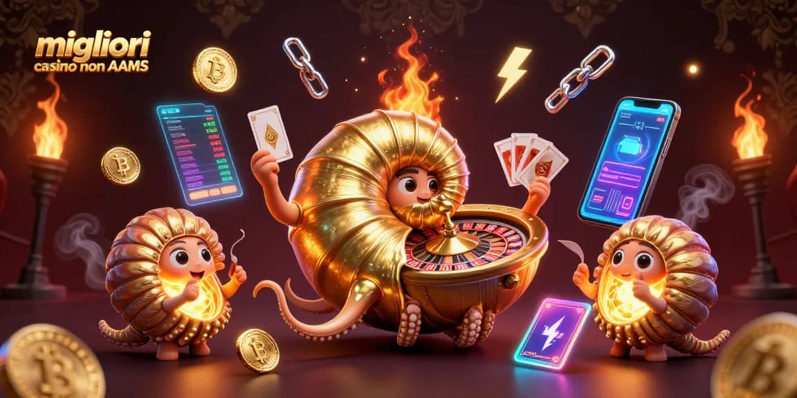 I migliori casinò non AAMS offrono una ricca esperienza con un calamaro e monete di criptovalute.