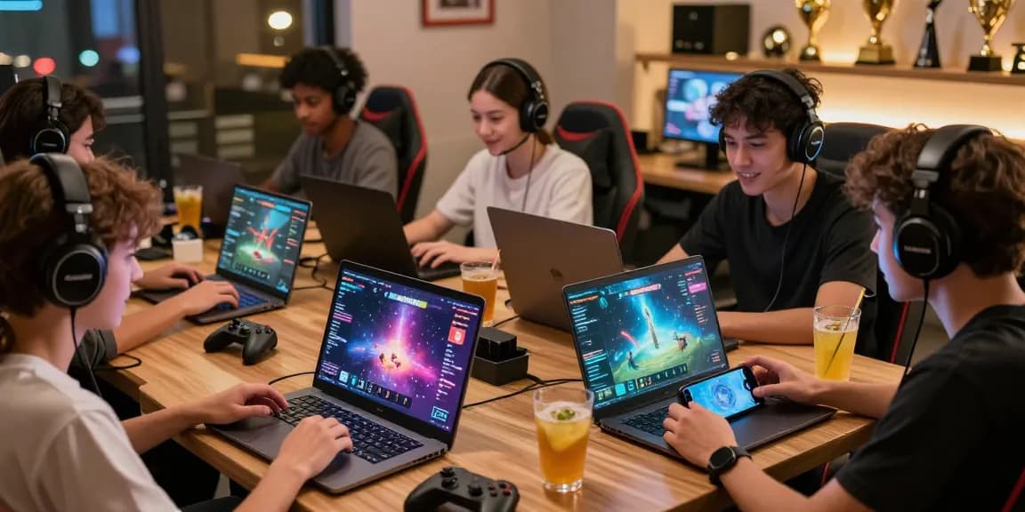 Diverse players engaging with SPACEMAN88 in a vibrant gaming lounge, showcasing immersive gameplay and community.