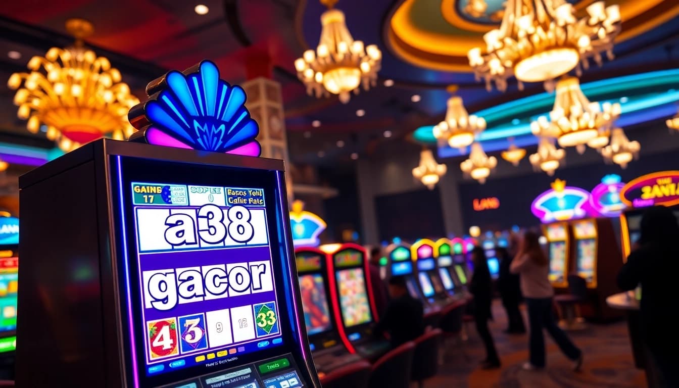 Try your luck at the as38 slot gacor machine in a lively casino atmosphere.
