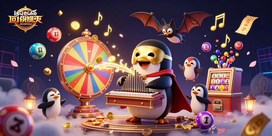 Experience the thrill of isuzukebumen as the phantom opera penguin entertains with golden coins and dynamic gameplay.