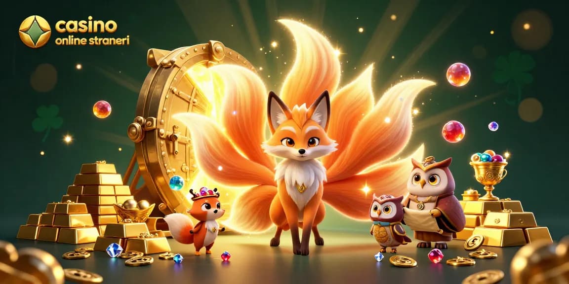 Immergiti nell'atmosfera dei casino online stranieri con personaggi colorati in 3D tra gioielli e ricchezze.