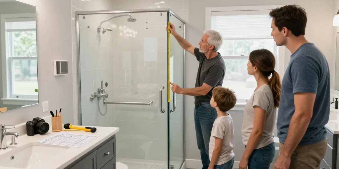SafeHome bathroom renovation promoting accessibility with modern features for elder safety.
