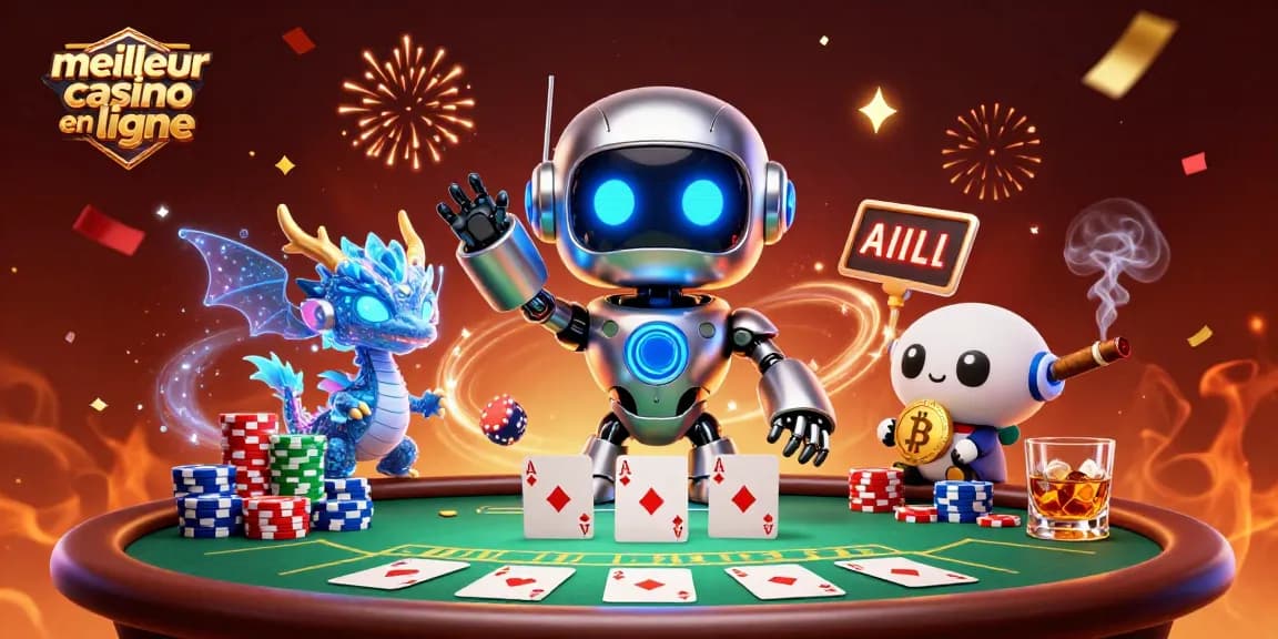 Venez découvrir le meilleur casino en ligne avec une illustration 3D colorée et joyeuse, mettant en avant la passion du jeu.