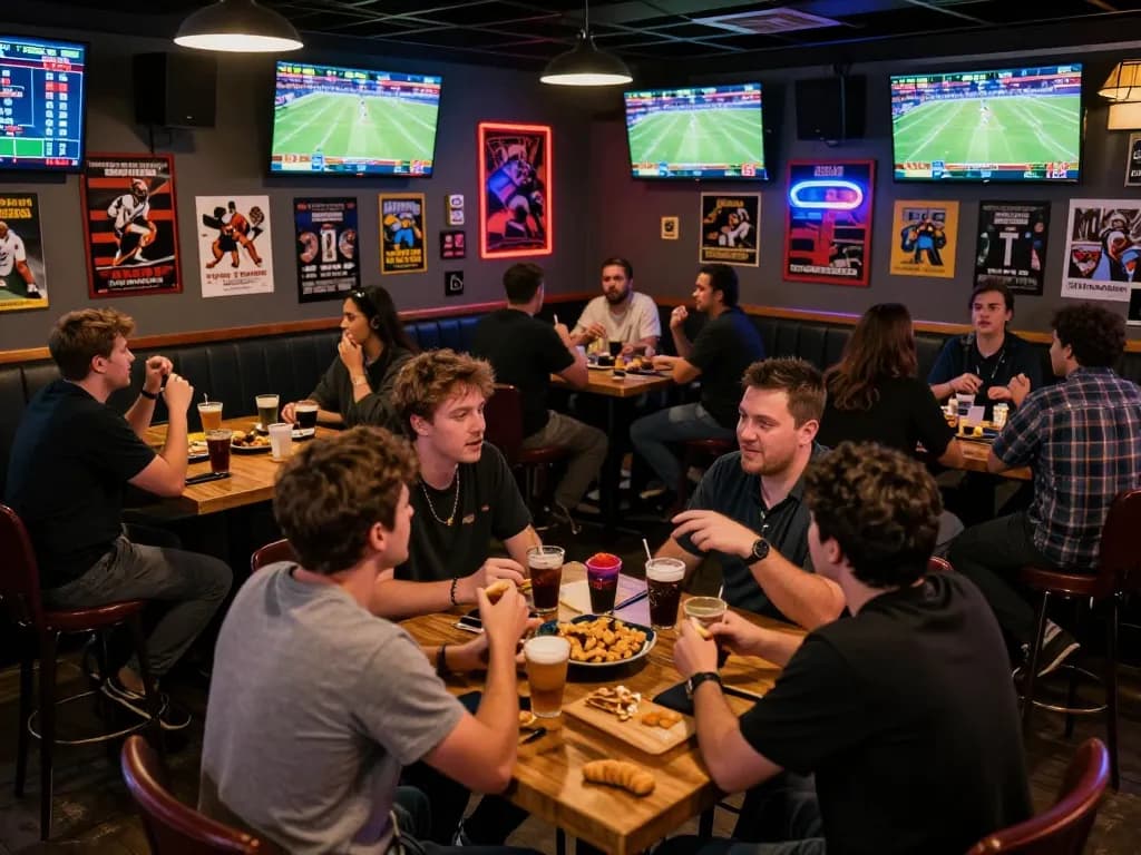 Rasakan sensasi taruhan olahraga di Paris888 bersama teman-teman di bar olahraga yang ramai.