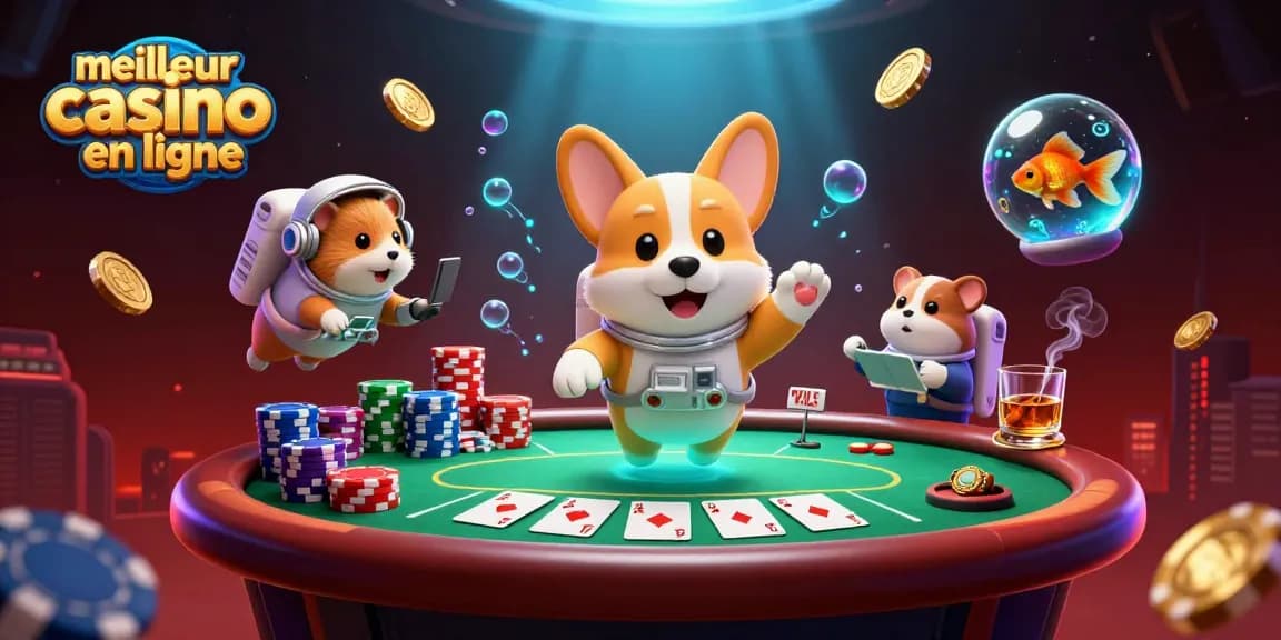 Vivez l'expérience du meilleur casino en ligne avec une illustration de jeu dynamique en 3D