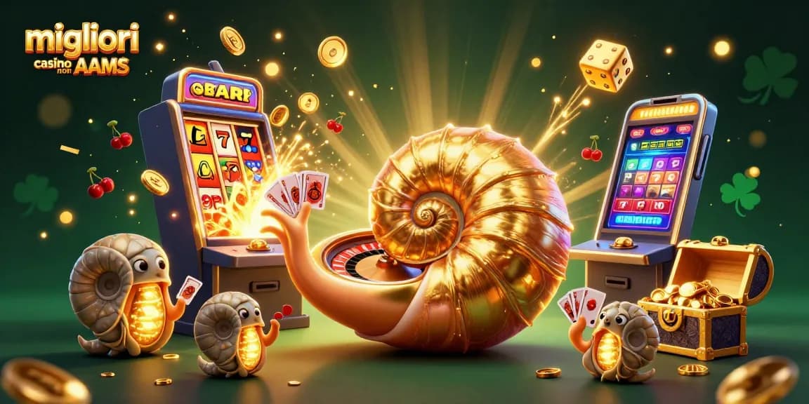 Gioca nei migliori casino non AAMS con il nautilus che gira la roulette, card game e jackpot scintillanti.