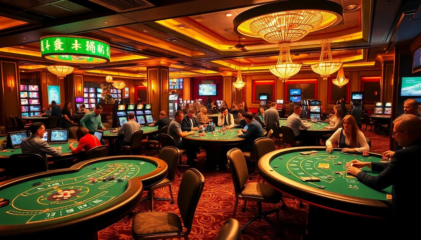 Engaging scene of csgo gambling sites showcasing vibrant gaming action and casino excitement.