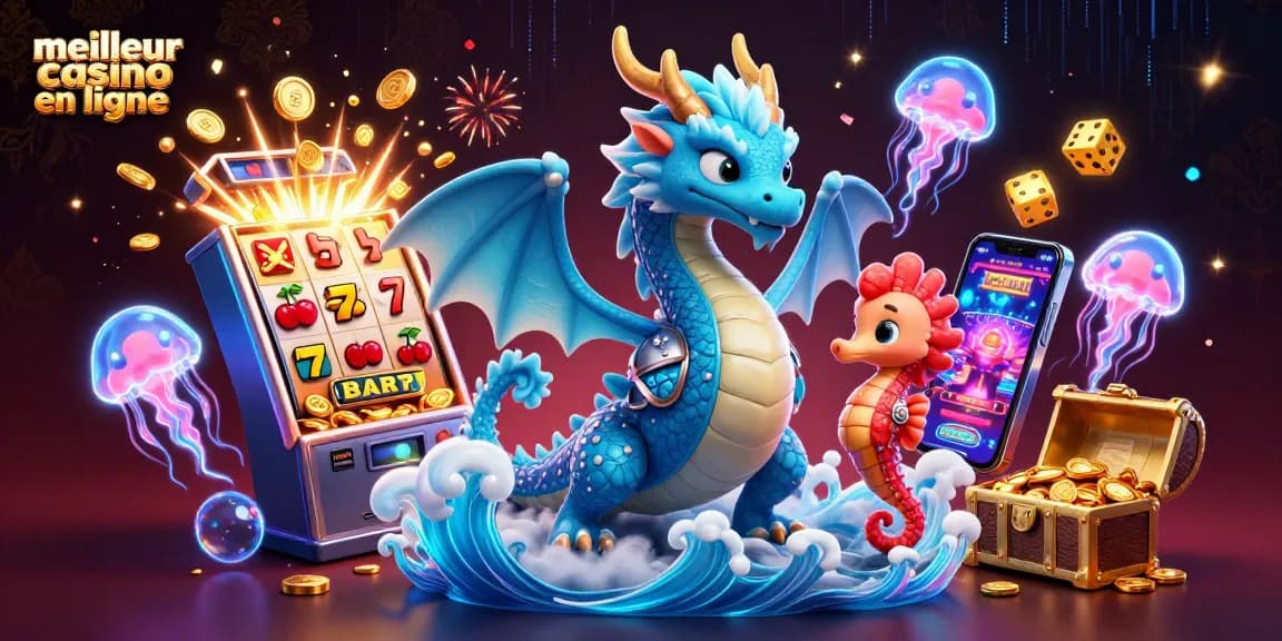 Illustrez les gains avec le meilleur casino en ligne dans un monde aquatique vibrant