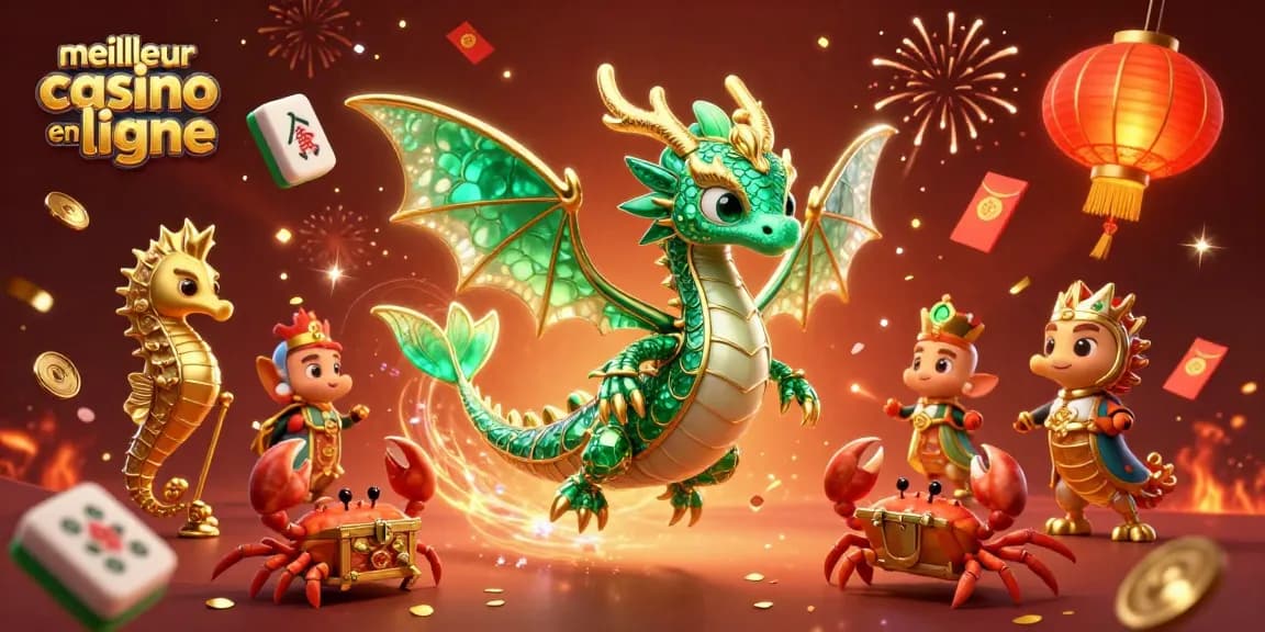 Gagnez au meilleur casino en ligne avec un dragon des mers sous-marin et des lanternes