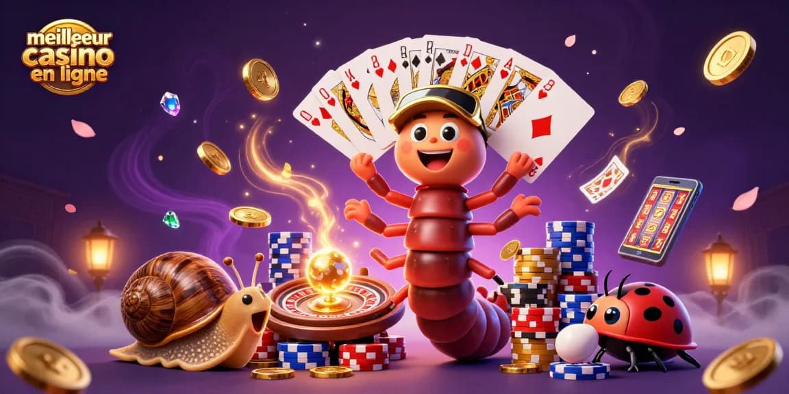 Découvrez le meilleur casino en ligne avec un croupier millipède et des jetons massifs.