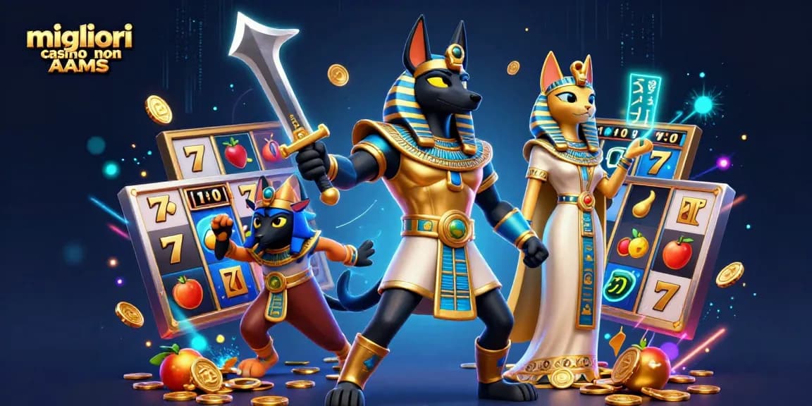 Migliori casino non AAMS: gioca con Anubis e Bastet tra jackpot e simboli fruttati.