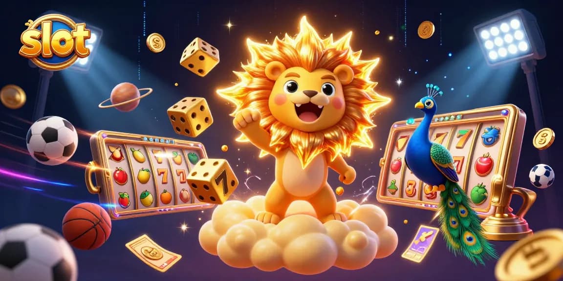 Putar slot dengan fitur jackpot dan simbol buah di tengah suasana gemerlap kasino.