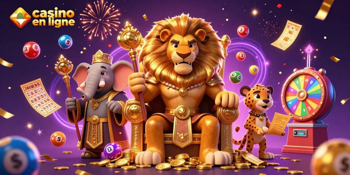 Découvrez des jeux captivants sur le casino en ligne avec des personnages animés et des éléments de loterie palpitants.