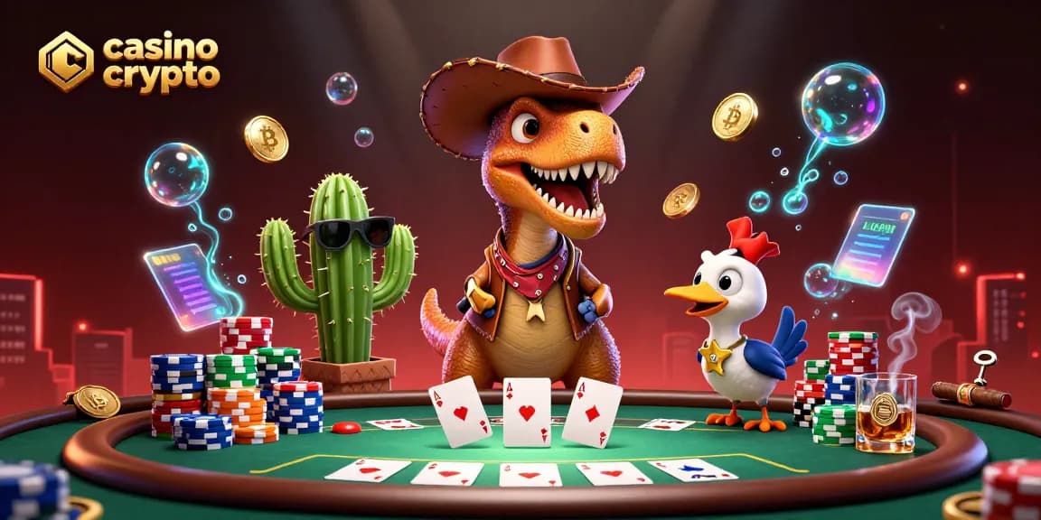 Giocatori che si divertono nei migliori casino crypto, con poker e criptovalute.