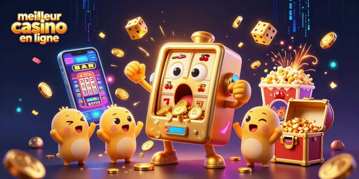 Jackpot surprises au meilleur casino en ligne avec des machines à sous et des effets lumineux