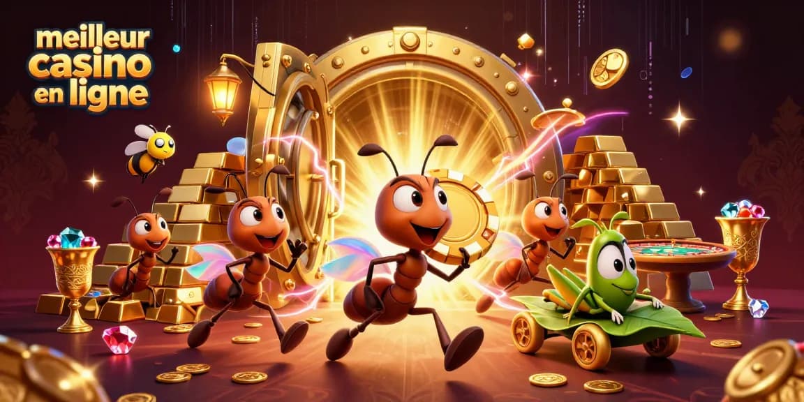 Le meilleur casino en ligne offre une aventure audacieuse des fourmis en pleine effraction, transportant une puissante puce de poker.