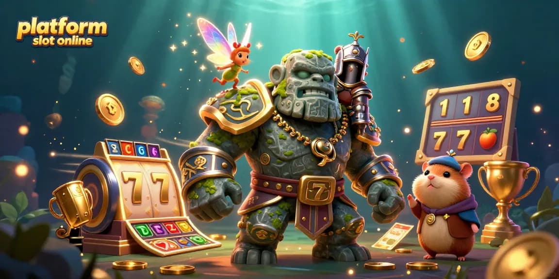Spin for big wins at the platform slot online featuring characters and vibrant gaming elements.