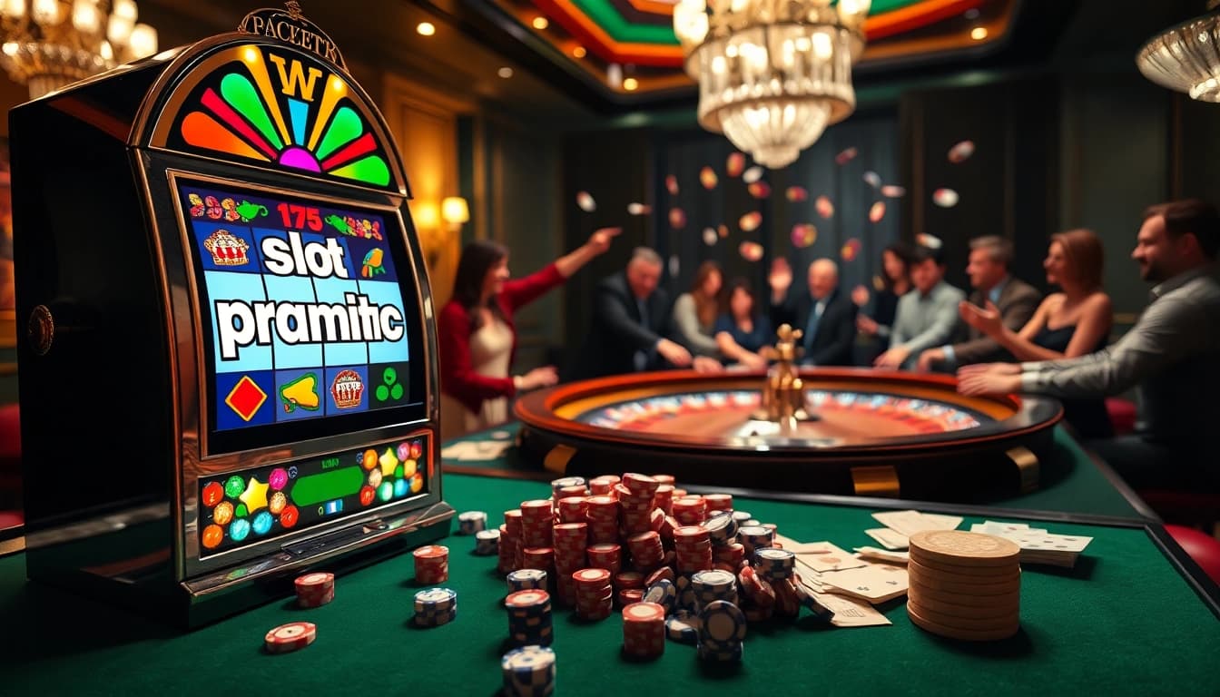 Experience the excitement of slot pragmatic games with vibrant slot machines and engaging gameplay.