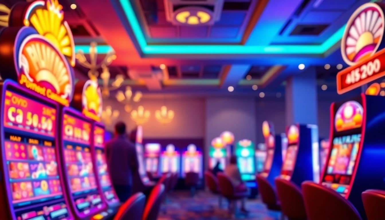 Experience the thrill of the Best payout online casino Uk with vibrant slot machines and engaging atmosphere.