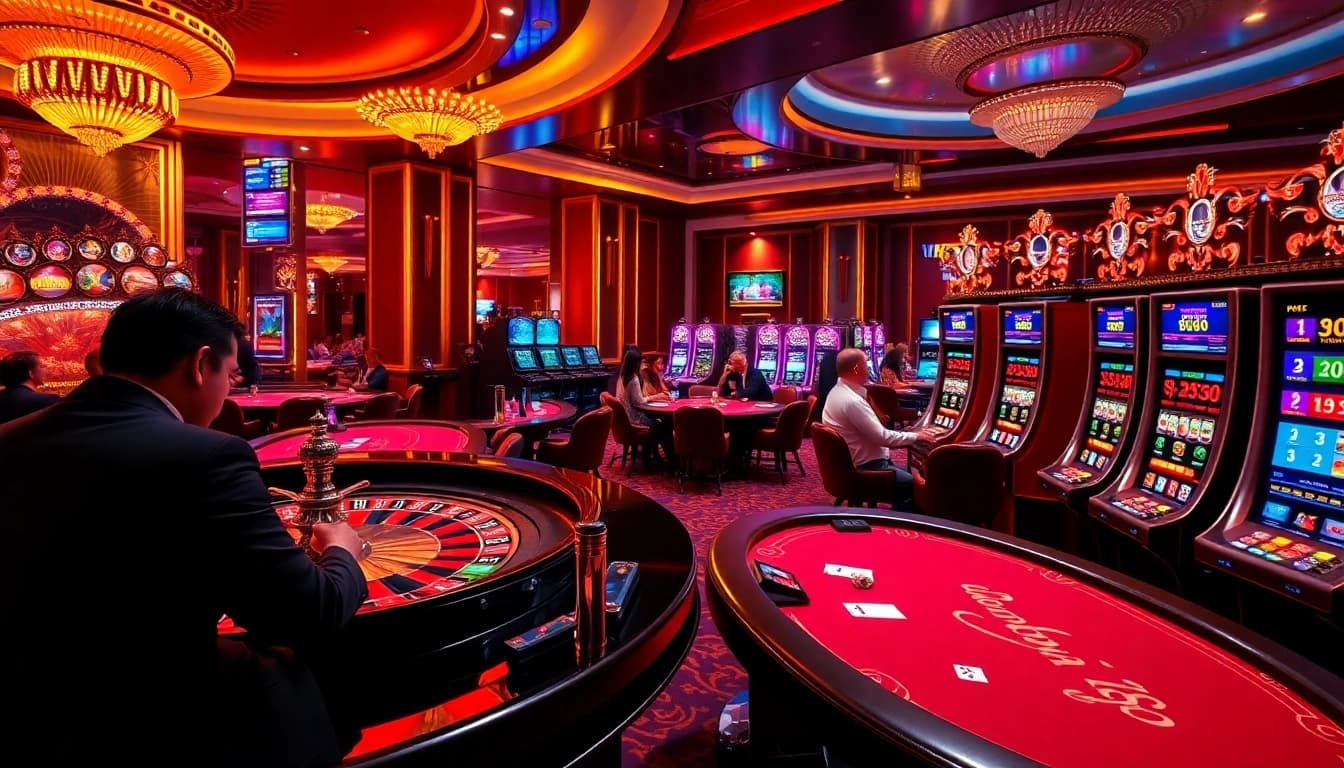Experience the excitement of gambling at link to w88 with a stunning online casino scene full of vibrant activities.