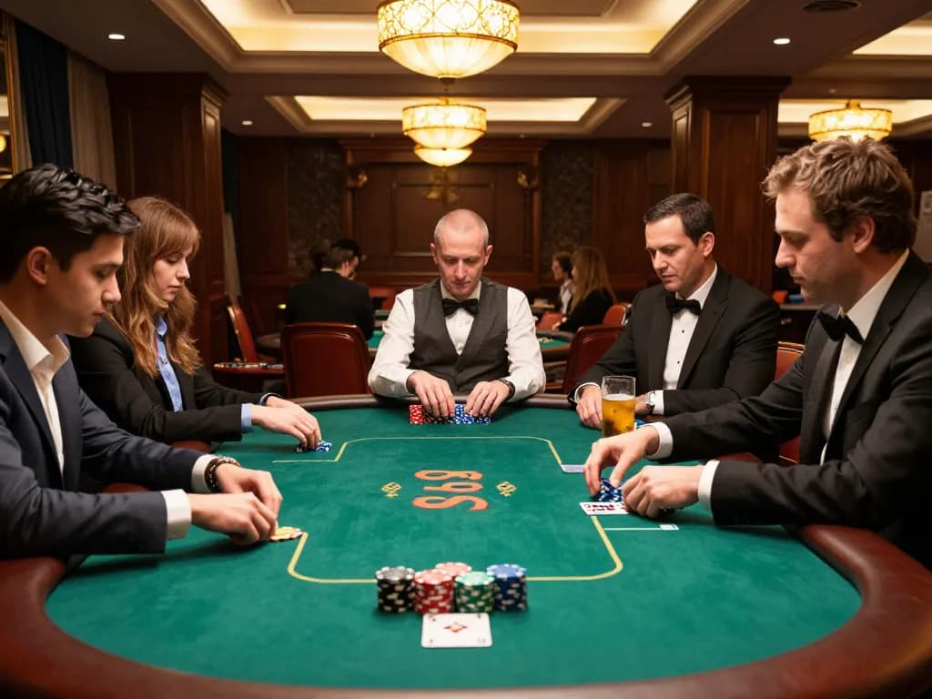 Experience high-stakes gaming at tg88 vip in a sophisticated casino setting.