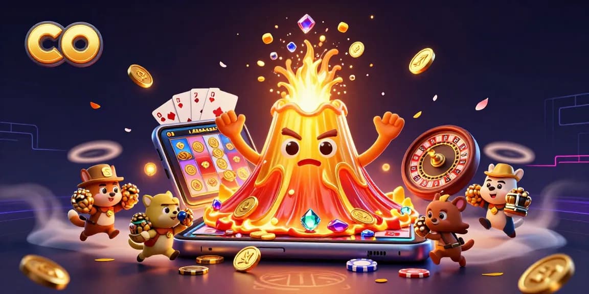 Co slot players enjoy thrilling wins in an animated casino world, featuring vibrant treasures.