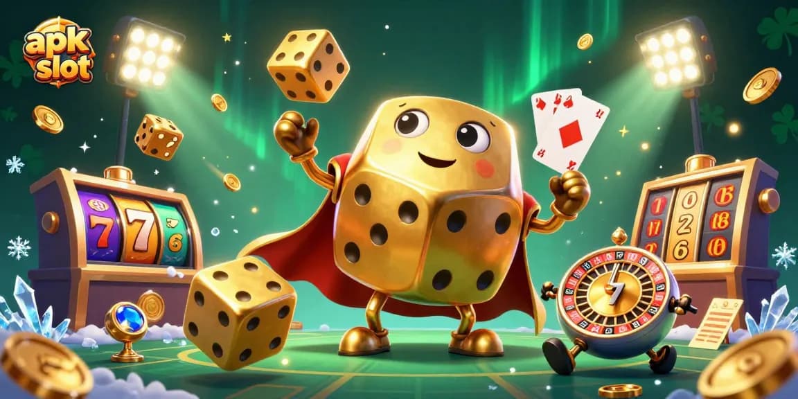 Temukan apk slot dengan aksi perjudian yang menggembirakan dalam ilustrasi kasino yang kaya detail.