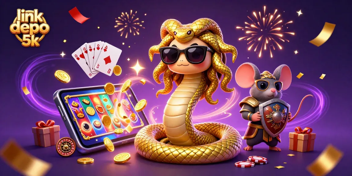 Play exciting slot games with link depo 5k featuring engaging characters and dynamic casino elements.