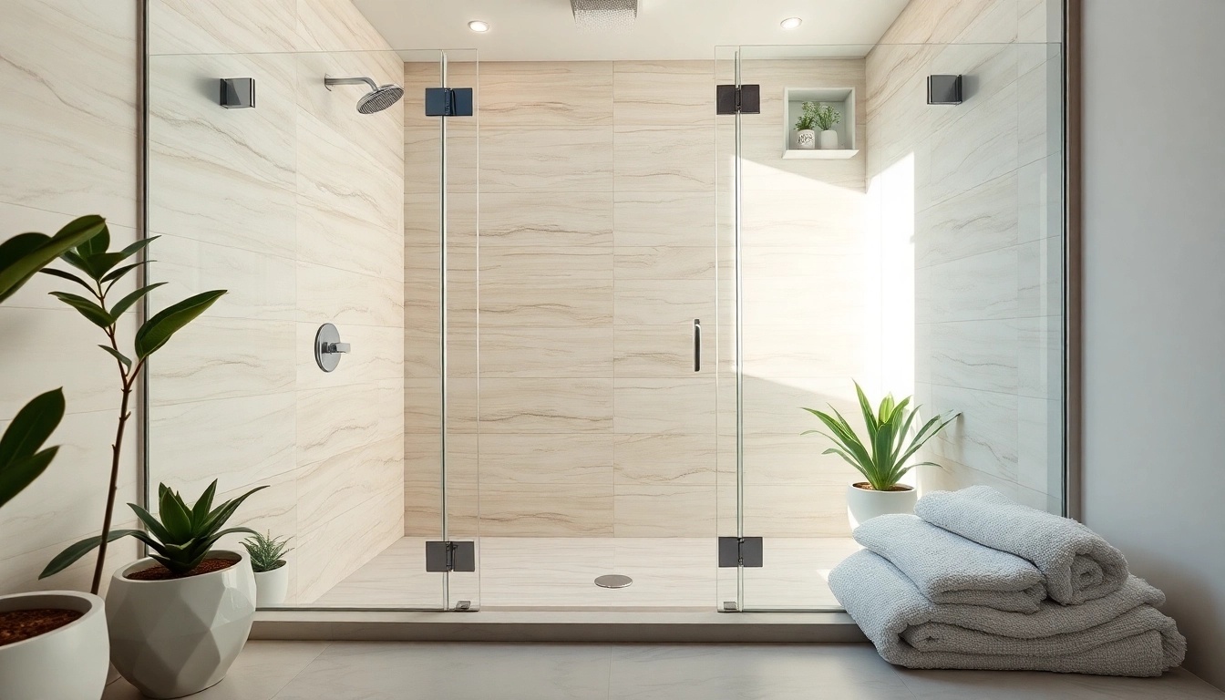 Experience elegant showers Australia in a stylish modern bathroom with serene decor.