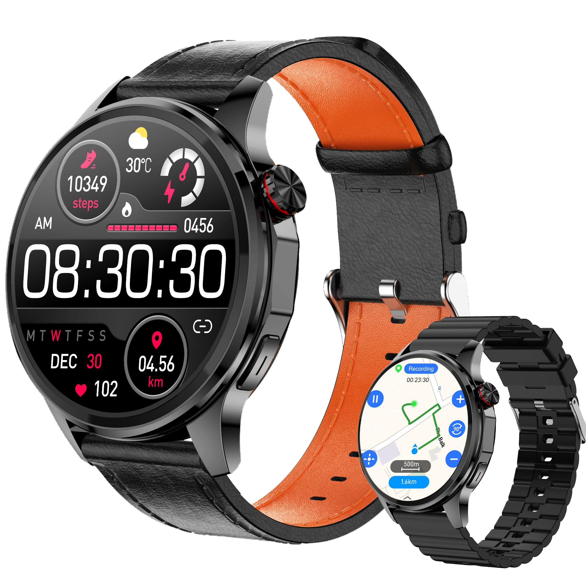Finesse Smart Watch with Slim Design and Full Touch Display