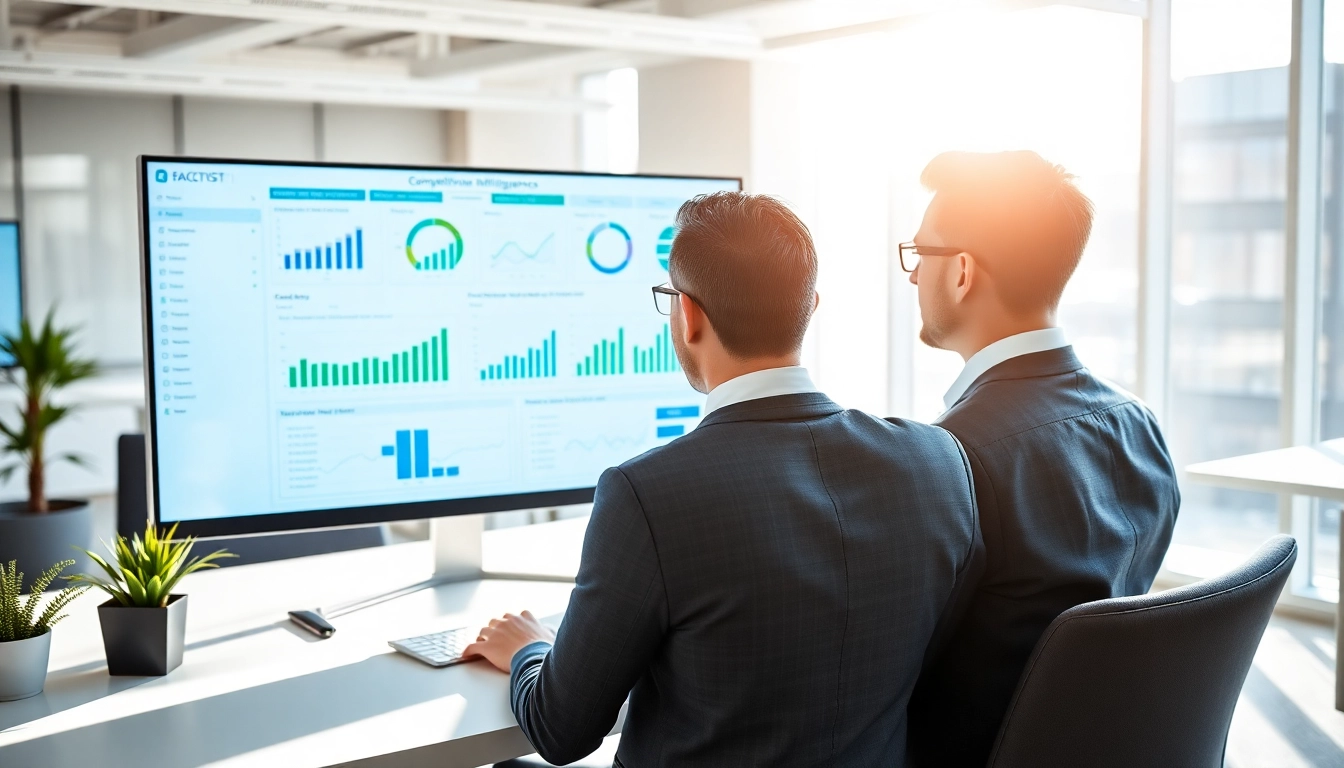 Gain insights with competitive intelligence analysis in a dynamic office environment.