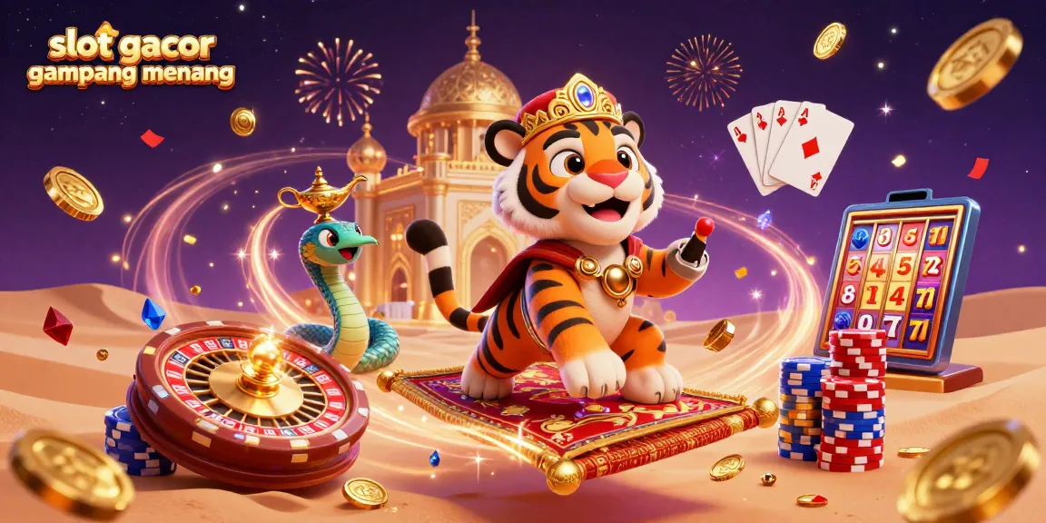 Menangkan slot gacor gampang menang dengan konsep bertema sultan dan koin emas.