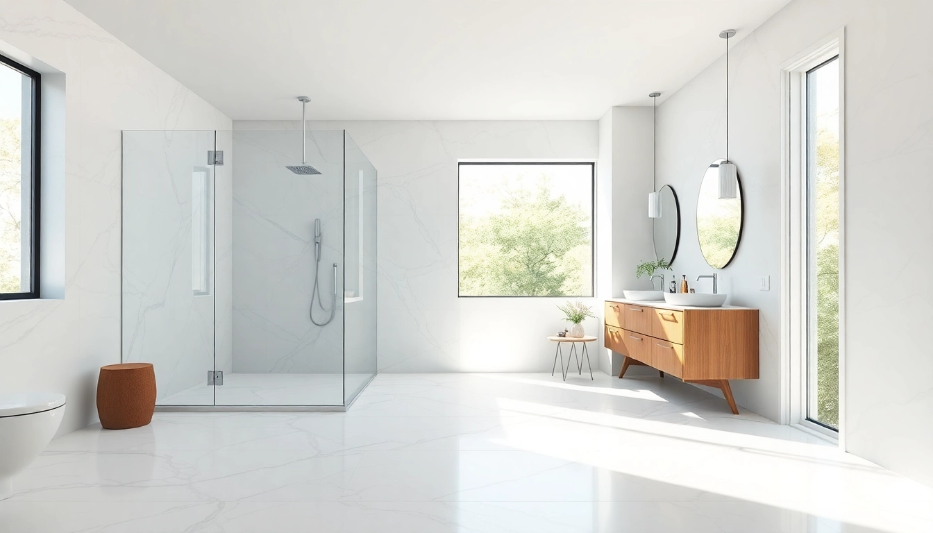 Experience elegant showers Australia in a modern bathroom with stylish fixtures and soothing aesthetics.