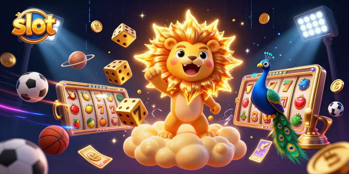 Putar slot dengan fitur jackpot dan simbol buah di tengah suasana gemerlap kasino.
