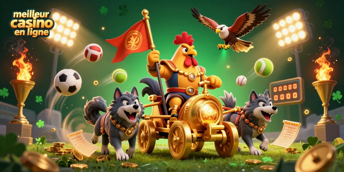 Vivez l'excitation du meilleur casino en ligne avec des personnages dynamiques et des éléments de jeu captivants.