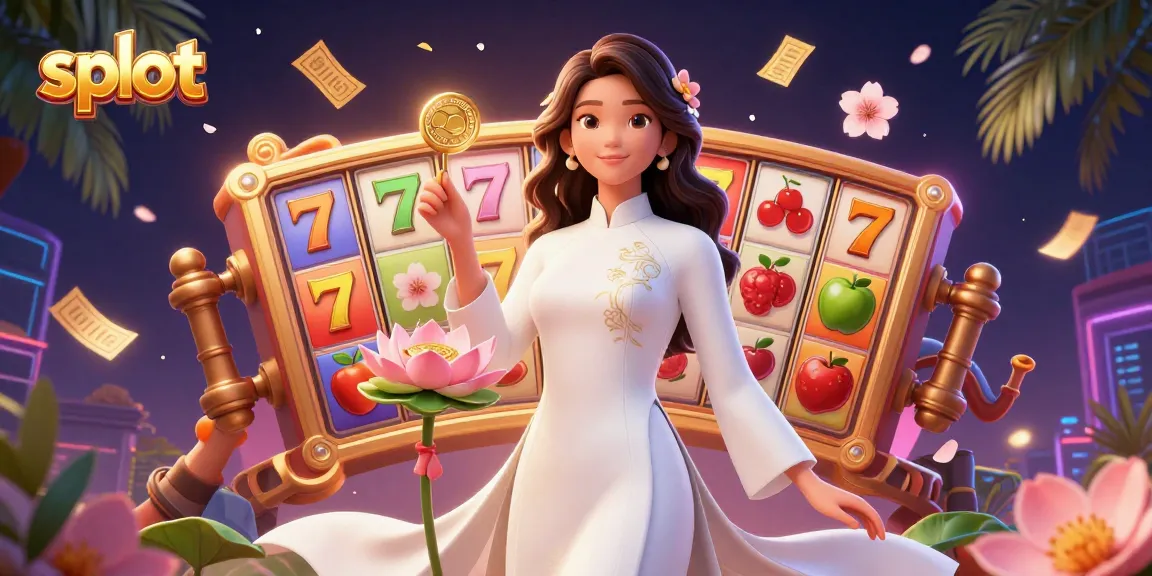 Experience thrilling slot action with vibrant reels and dynamic elements in this captivating illustration.