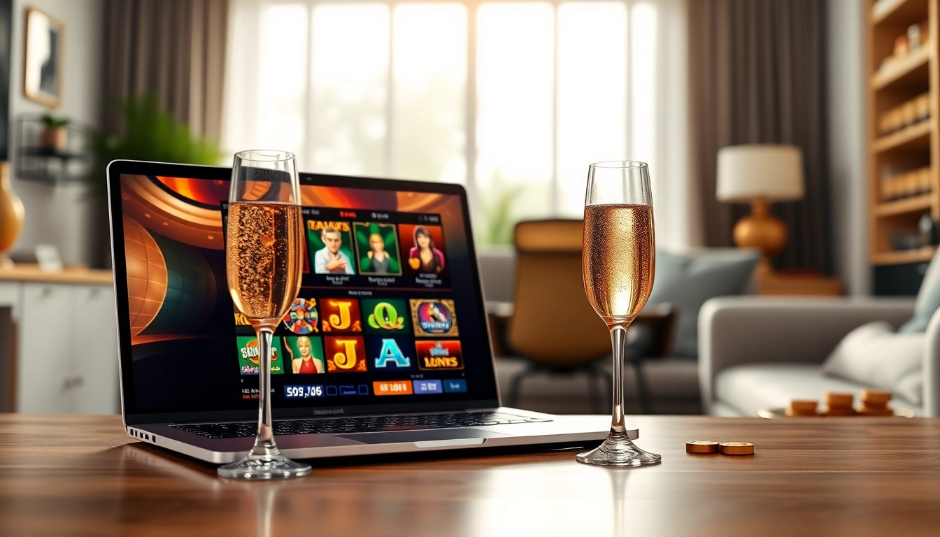 Spieler genießt spannende Erfahrungen beim casino spielen online in einem modernen Zuhause.