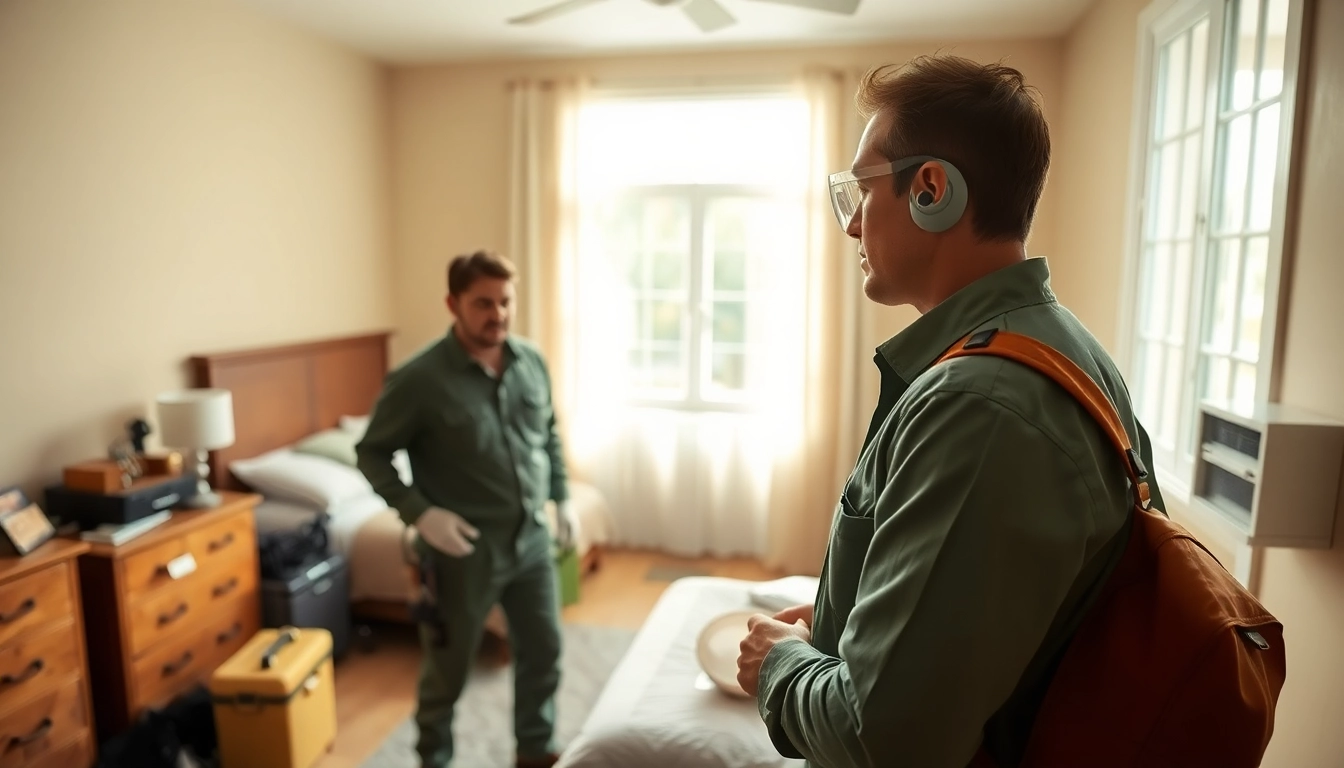 Treatment options showcasing bed bug treatment cost in a residential bedroom context.