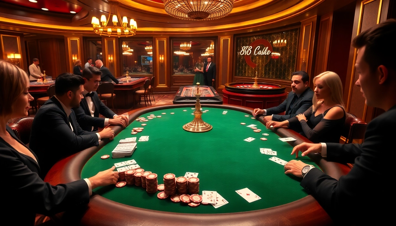 Experience the thrill of betting at 88clb's vibrant casino table.