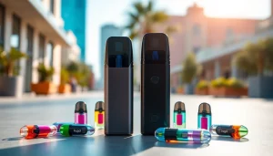 Hqd pods in a sleek vape device, enhancing modern lifestyle aesthetics.